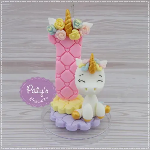Vela Decorada Unicórnio