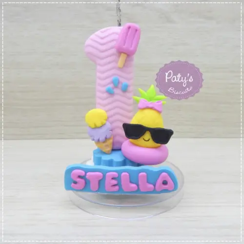 Vela Decorada Verão / Pool Party