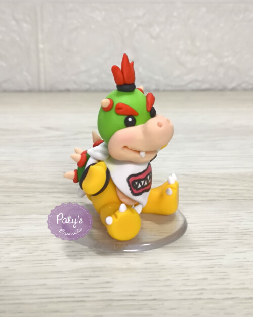 Miniatura / Topo de Bolo Bowser Jr. 8cm - Super Mario Bros.
