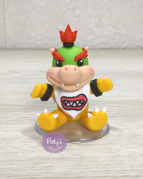 Miniatura / Topo de Bolo Bowser Jr. 8cm - Super Mario Bros.