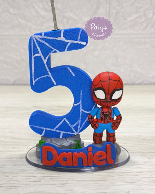 Vela Decorada Peter Parker - Spidey e seus Amigos Espetaculares