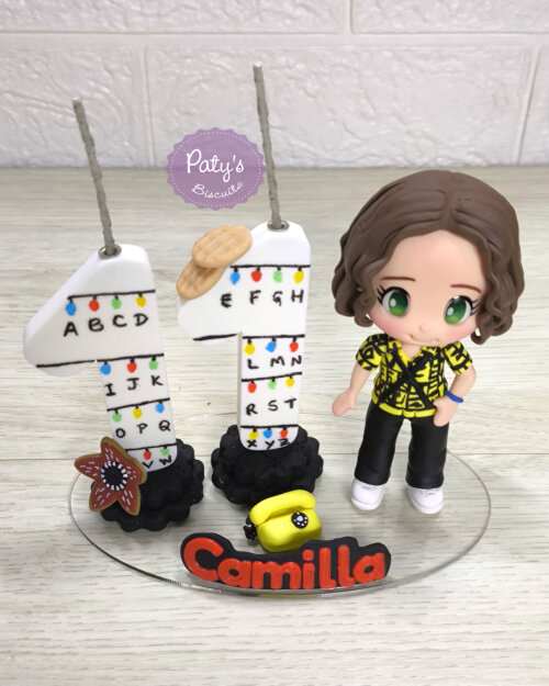 Topo com Vela Eleven / Onze - Stranger Things 3
