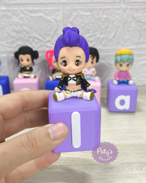 Cubos Decorados Guerreiras do KPop (valor Unitário)