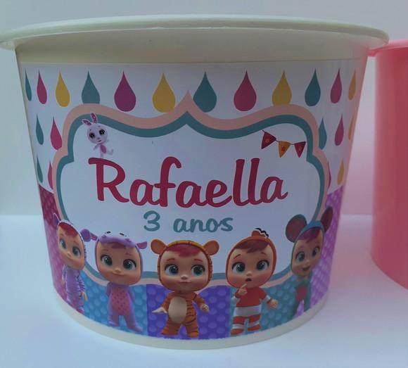 10 Baldes de Pipoca Cry Babies