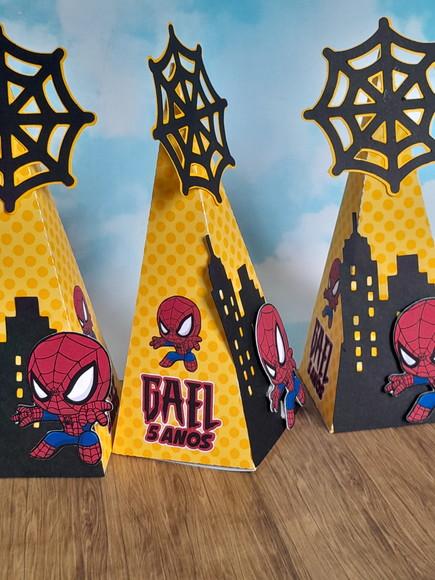 10 Caixa Cone Homem Aranha