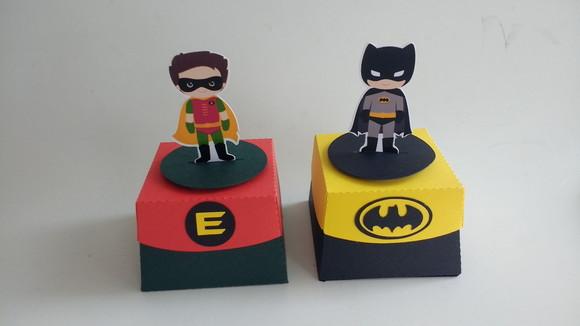 10 Caixa Trapézio Super Heróis - Batman