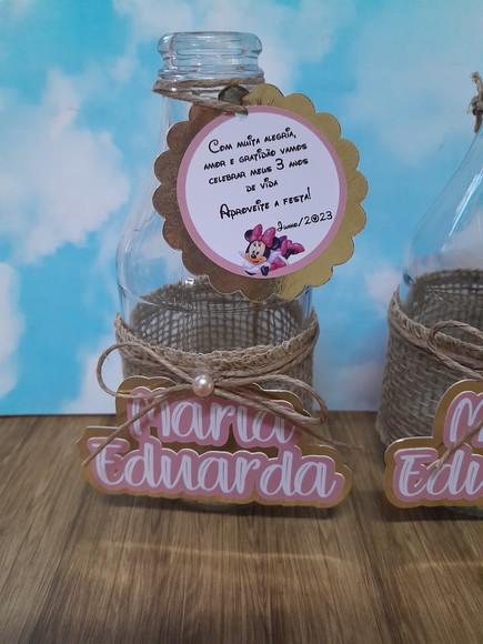 10 Garrafas de Vidro (200ml) Nome
