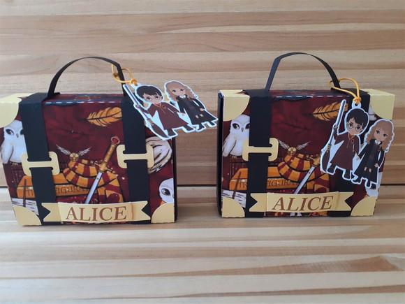 10 Maletas Viagem para Lembrancinha Harry Potter