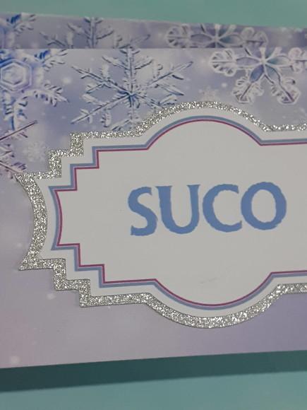 10 Plaquinhas de Identificação/comida Frozen