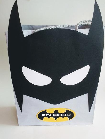 10 Sacolas de Lembrancinha - Batman