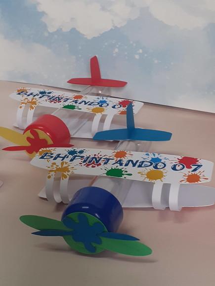 10 Tubete Avião Pintando o Sete