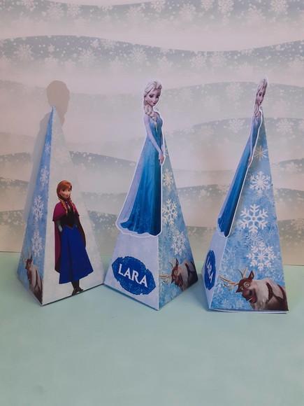 12 Caixas Cone Frozen