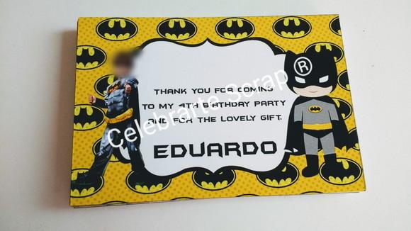 20 Tag Agradecimento 5x5 cm Personalize Seu Tema
