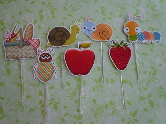 20 Topper para Doces Piquenique