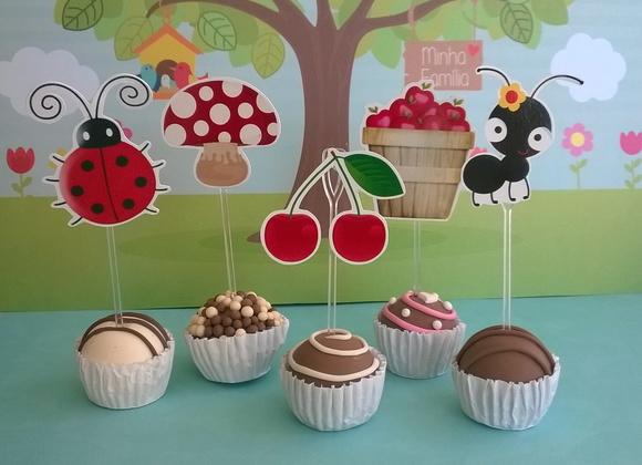 20 Topper para Doces Piquenique
