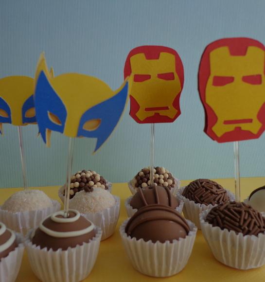20 Topper para Doces Super Heróis