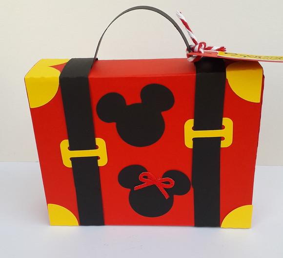 5 Maletas Viagem para Lembrancinha Mickey