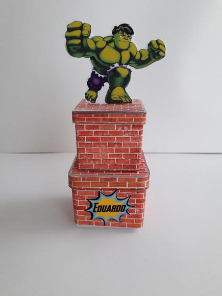 Caixa Acrílica Dupla Hulk