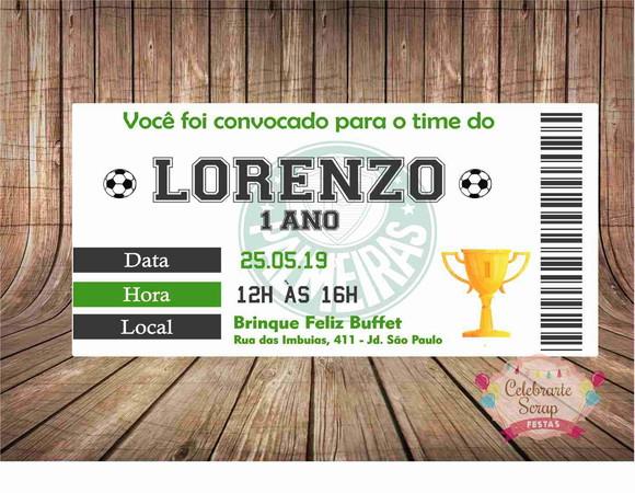 Convite Digital Futebol