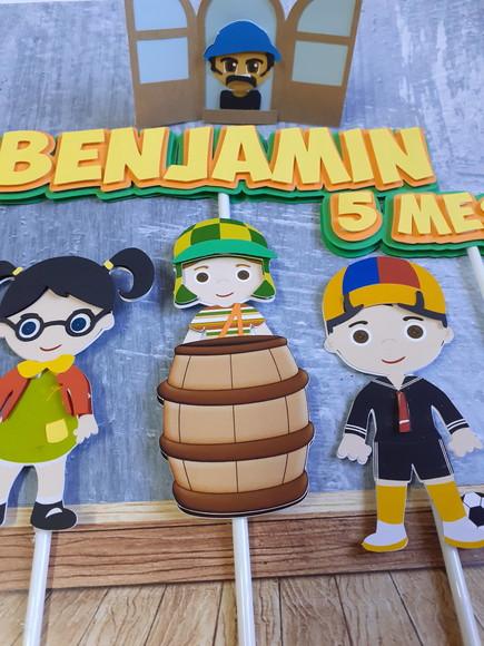 Topo de Bolo/cake Topper - Chaves