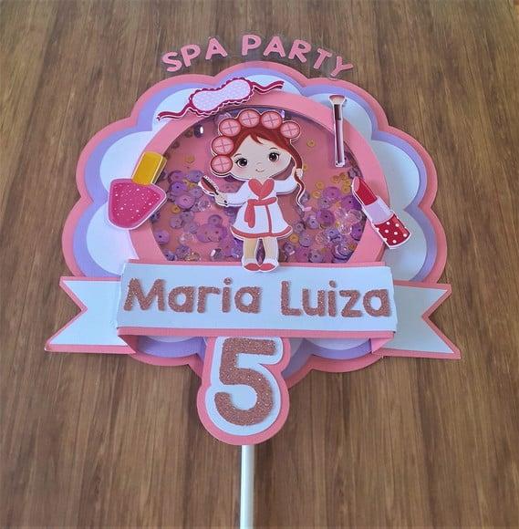 Topo de Bolo/cake Topper (shaker) -spa