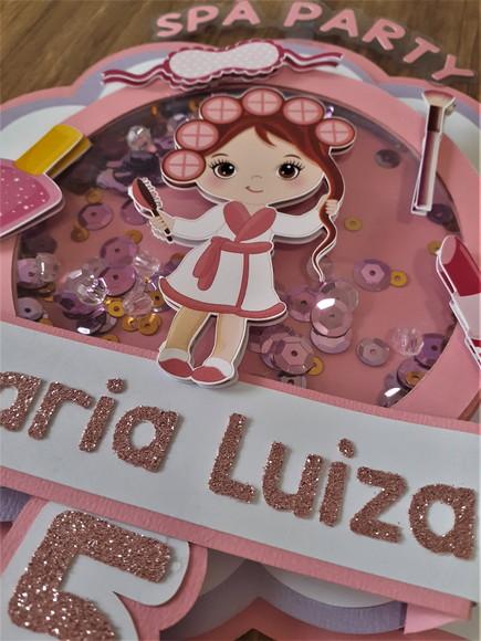 Topo de Bolo/cake Topper (shaker) -spa