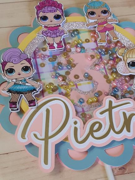 Topo de Bolo/cake Topper com Visor Lol