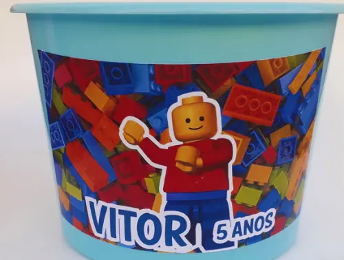 10 Baldes de Pipoca - Lego