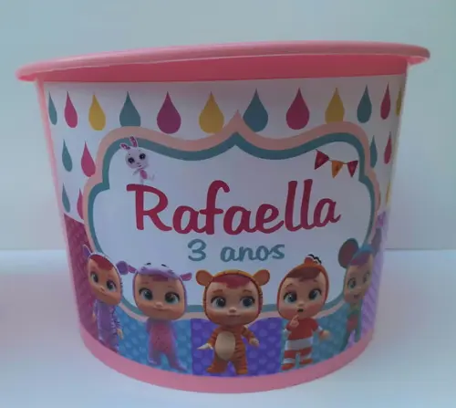 10 Baldes de Pipoca Cry Babies