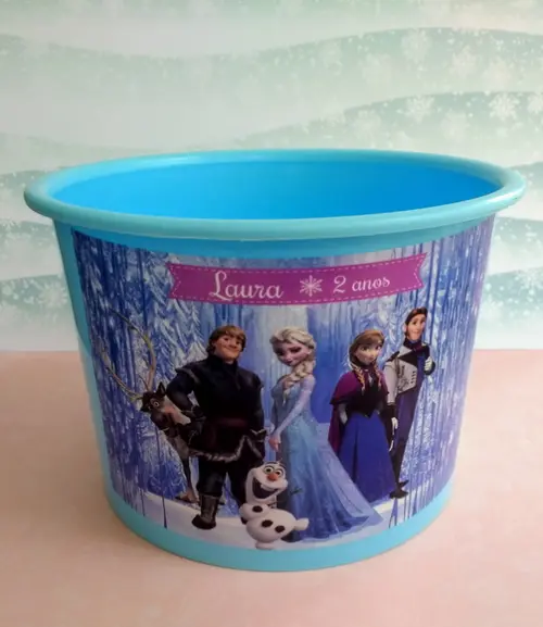 10 Baldes de Pipoca Frozen