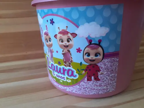 10 Baldes de Pipoca Personalizado