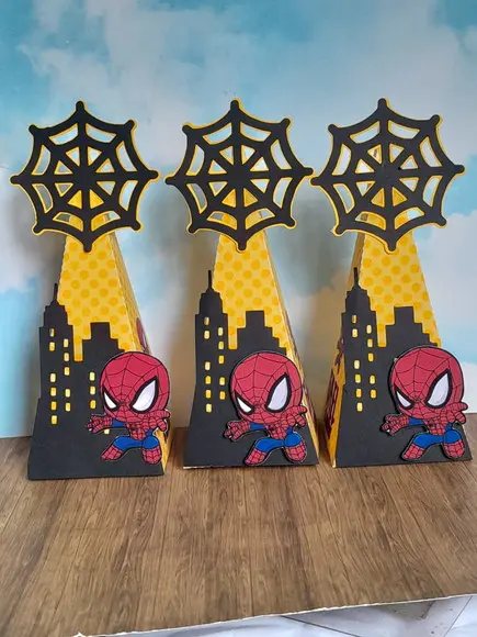 10 Caixa Cone Homem Aranha