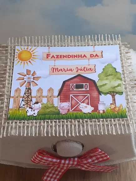 10 Caixa Ovo Fazendinha