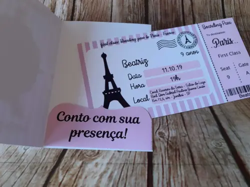 10 Convite Passaporte Paris