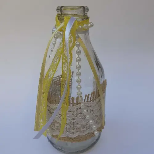 10 Garrafas de Vidro (200ml) Fitas