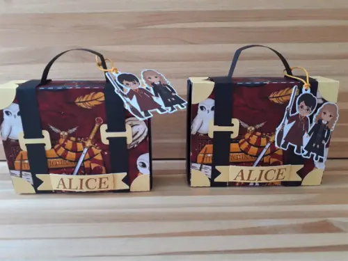 10 Maletas Viagem para Lembrancinha Harry Potter