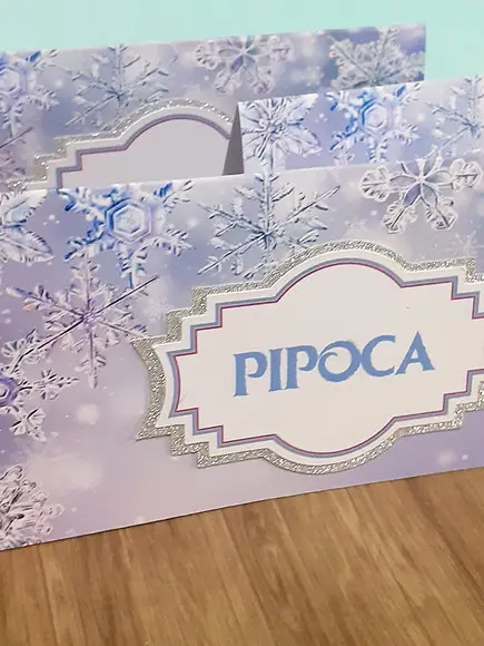 10 Plaquinhas de Identificação/comida Frozen