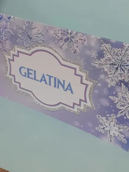 10 Plaquinhas de Identificação/comida Frozen