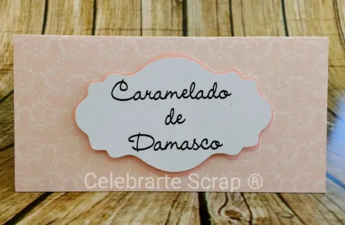 10 Plaquinhas de Identificação/comida Rosa