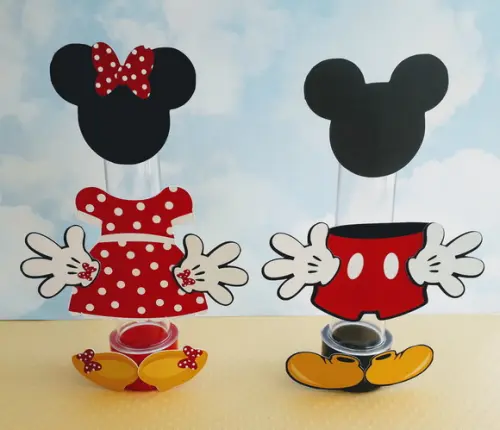 10 Tubetes Mickey e Minnie