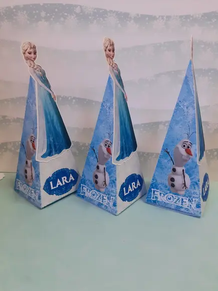 12 Caixas Cone Frozen