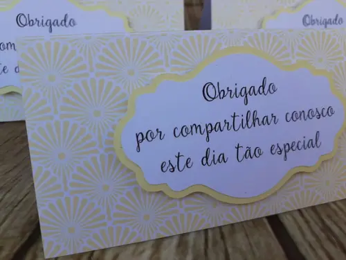 12 Plaquinhas de Identificação/comida Personalizada