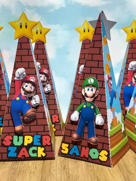 15 Caixa Cone Super Mario