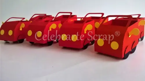 20 Forminhas de Doces - Carro