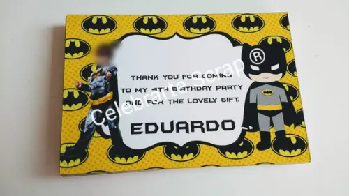 20 Tag Agradecimento 5x5 cm Personalize Seu Tema