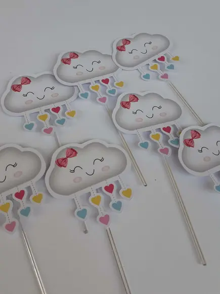 20 Topper para Doces Nuvem