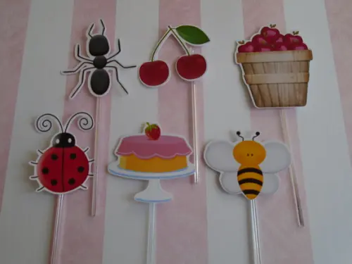 20 Topper para Doces Piquenique