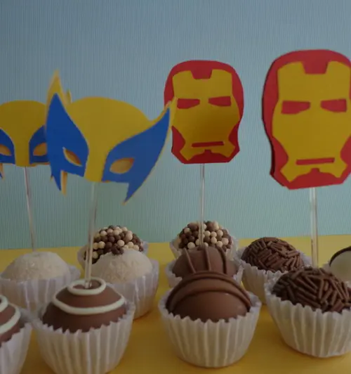 20 Topper para Doces Super Heróis