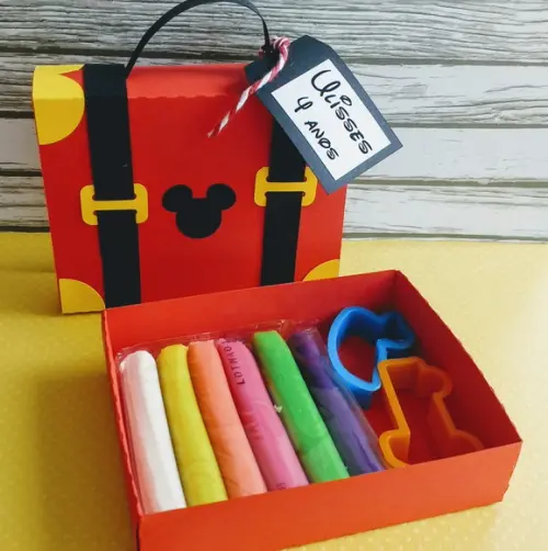 5 Maletas Viagem para Lembrancinha Mickey