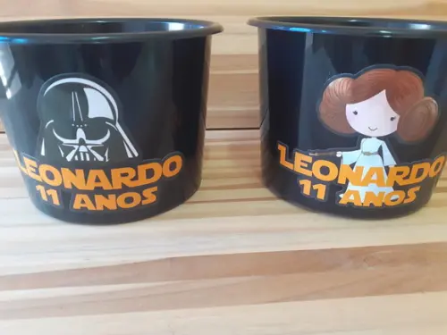 10 Baldes de Pipoca Star Wars
